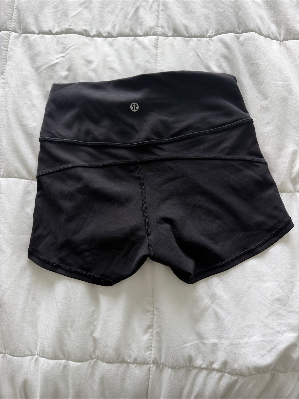 Lululemon Women's Black High-Rise Athletic Shorts